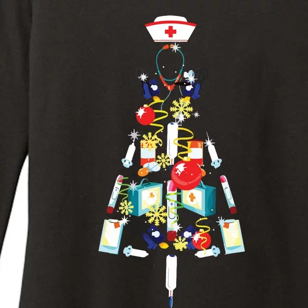 Nurse Christmas Tree Rn Registered Nursing Cool Xmas Gifts Womens CVC Long Sleeve Shirt