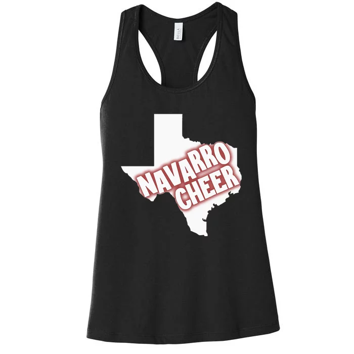 Navarro Cheer Texas Logo Women's Racerback Tank