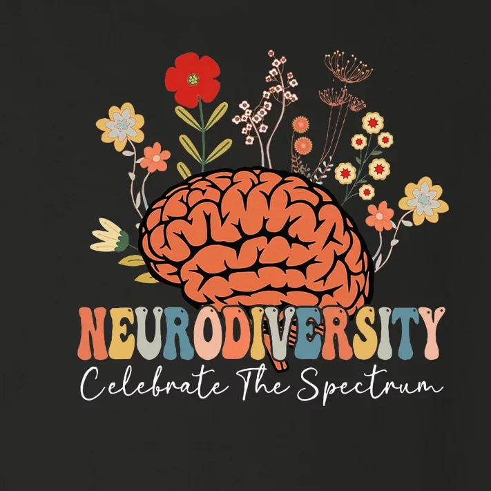 Neurodiversity Celebrate The Spectrum Brain Autism Awareness Toddler Long Sleeve Shirt