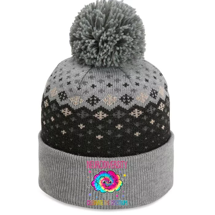 Neurodiversity Celebrate The Spectrum The Baniff Cuffed Pom Beanie