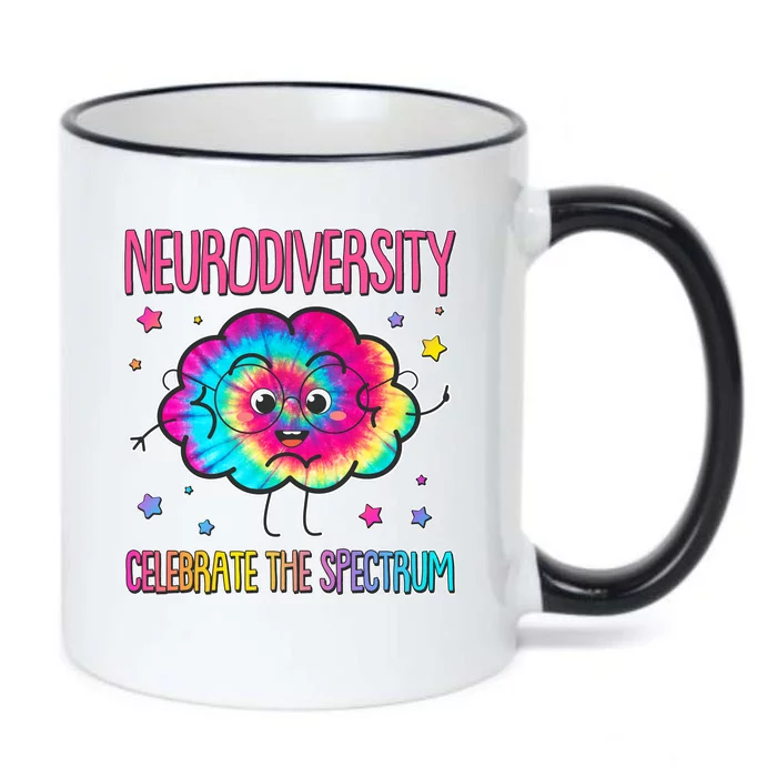 Neurodiversity Celebrate The Spectrum Black Color Changing Mug