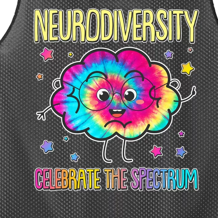 Neurodiversity Celebrate The Spectrum Mesh Reversible Basketball Jersey Tank