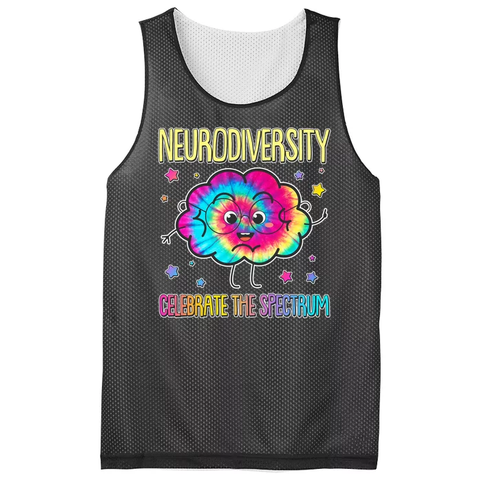 Neurodiversity Celebrate The Spectrum Mesh Reversible Basketball Jersey Tank