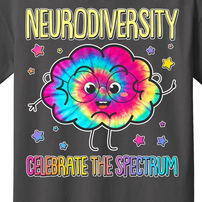 Neurodiversity Celebrate The Spectrum Kids T-Shirt