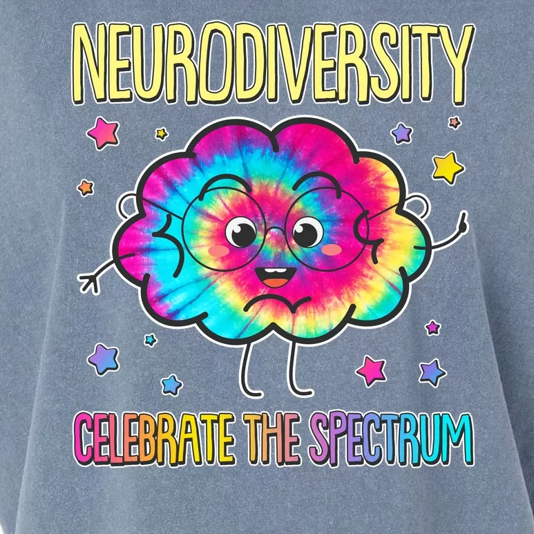 Neurodiversity Celebrate The Spectrum Garment-Dyed Women's Muscle Tee