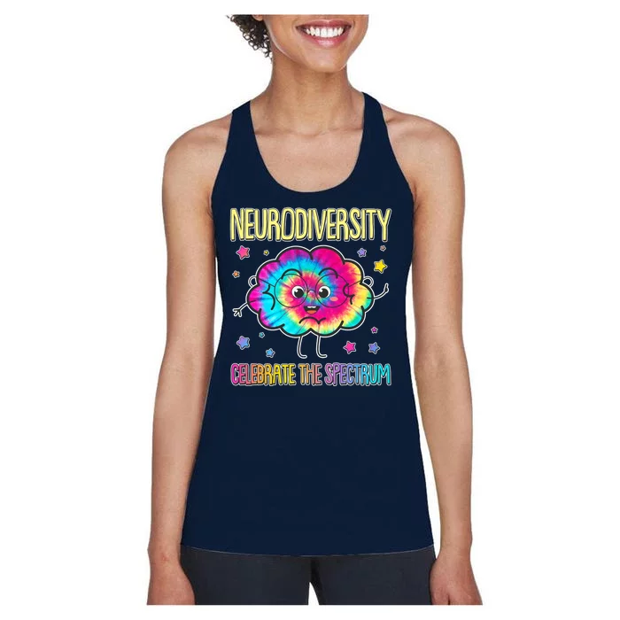 Neurodiversity Celebrate The Spectrum Women's Racerback Tank