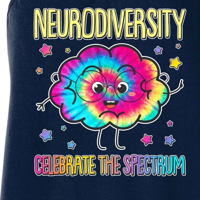 Neurodiversity Celebrate The Spectrum Women's Racerback Tank