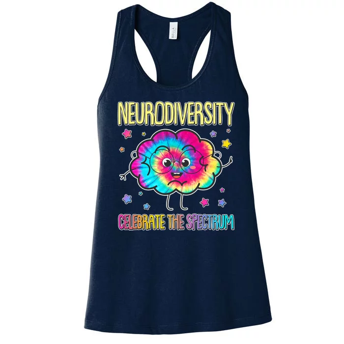 Neurodiversity Celebrate The Spectrum Women's Racerback Tank