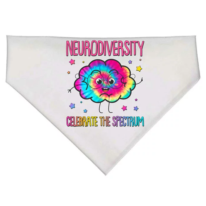 Neurodiversity Celebrate The Spectrum USA-Made Doggie Bandana