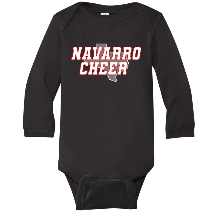 Navarro Cheer Texas Logo Baby Long Sleeve Bodysuit