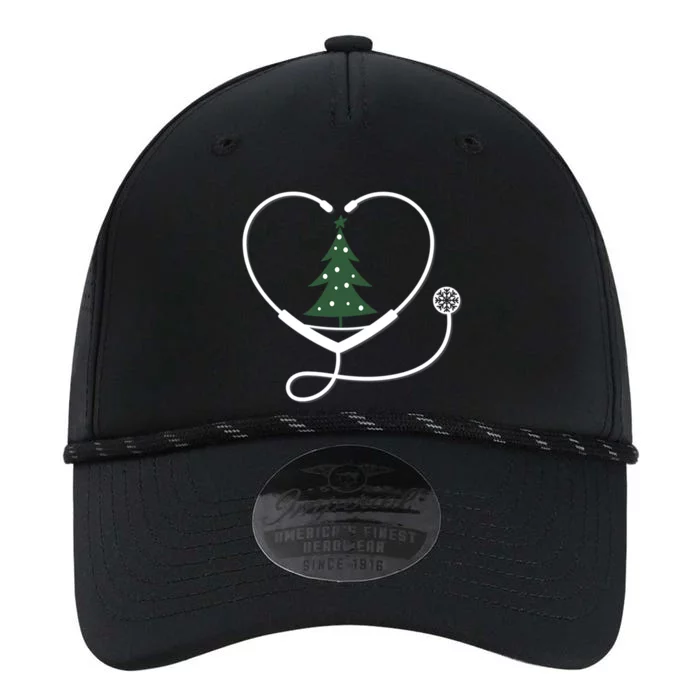 Nurse Christmas Tree Snowflake Stethoscope Cool Xmas Heart Cute Gift Performance The Dyno Cap