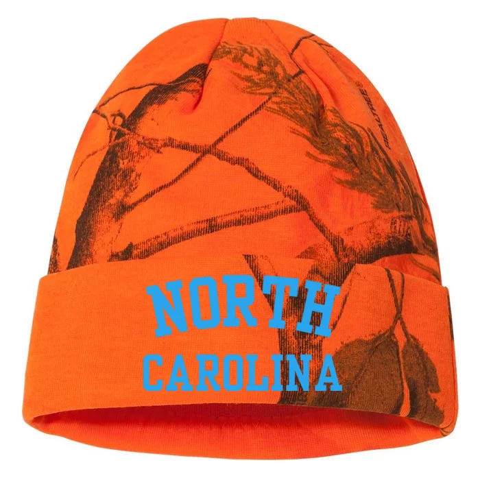 North Carolina Throwback Design State Of Nc Kati - 12in Camo Beanie