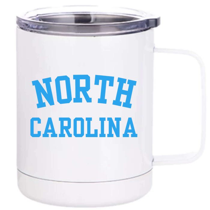 North Carolina Throwback Design State Of Nc Front & Back 12oz Stainless Steel Tumbler Cup