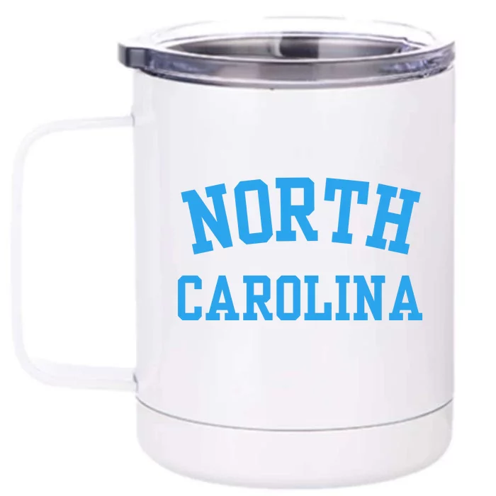 North Carolina Throwback Design State Of Nc Front & Back 12oz Stainless Steel Tumbler Cup