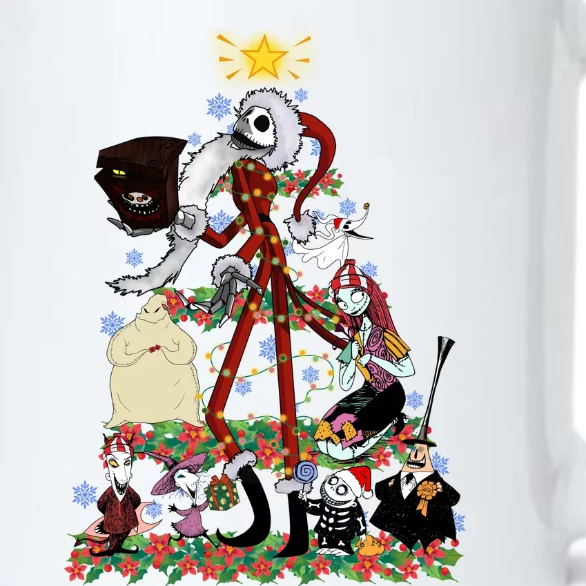 Nightmare Christmas Tree Santa Jack Sally Oogie Boogie Nightmare Black Color Changing Mug