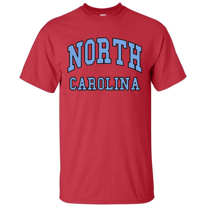 North Carolina Throwback Design State Of Nc Classic Tall T-Shirt