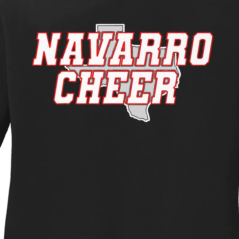 Navarro Cheer Texas Ladies Long Sleeve Shirt