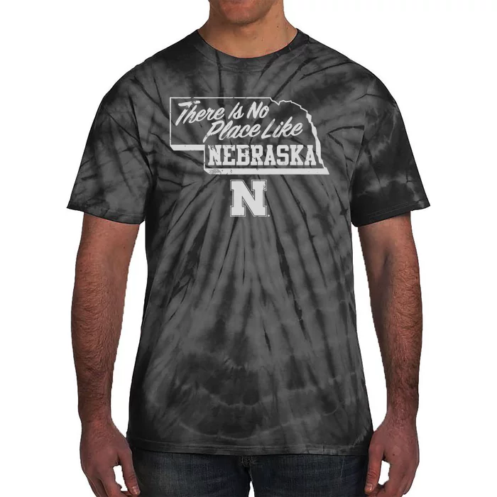 N.E.B.R.A.S.K.A Cornhuskers There Is No Place Like Tie-Dye T-Shirt