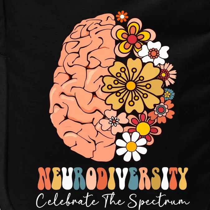 Neurodiversity Celebrate The Spectrum Brain Autism Awareness Impact Tech Backpack