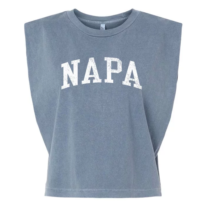 Napa Ca Vintage Athletic Sports Js02 Garment-Dyed Women's Muscle Tee