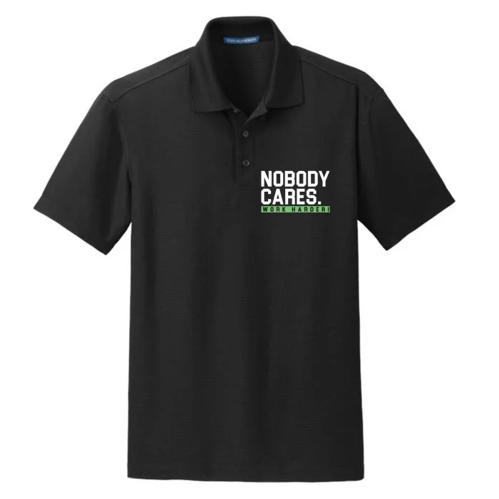 Nobody Cares Work Harder Dry Zone Grid Performance Polo