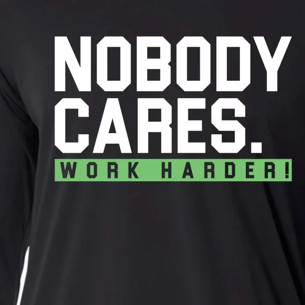 Nobody Cares Work Harder Cooling Performance Long Sleeve Crew