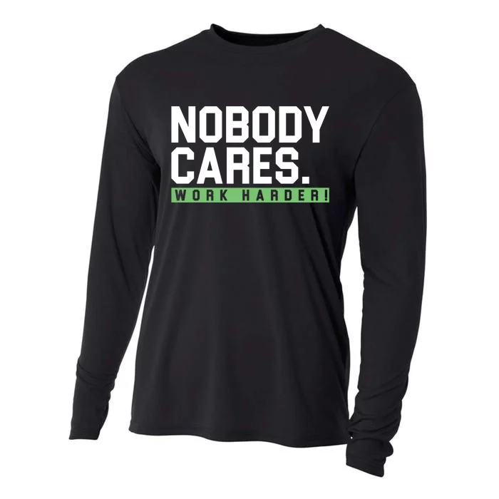 Nobody Cares Work Harder Cooling Performance Long Sleeve Crew