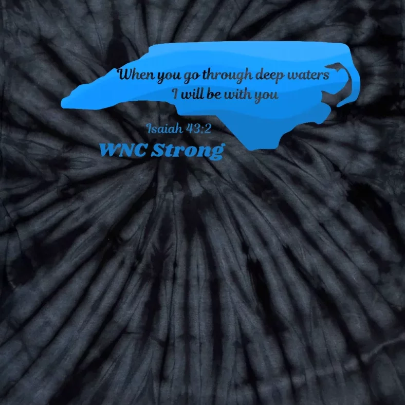 North Carolina Wnc Strong Appalachian Strong Tie-Dye T-Shirt