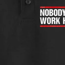 Nobody Cares Work Harder Fitness Workout Gym Dry Zone Grid Performance Polo