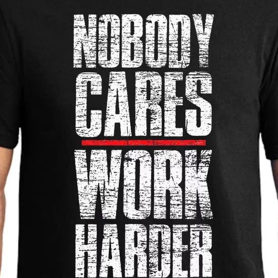 Nobody Cares Work Harder Personal Trainer Pajama Set