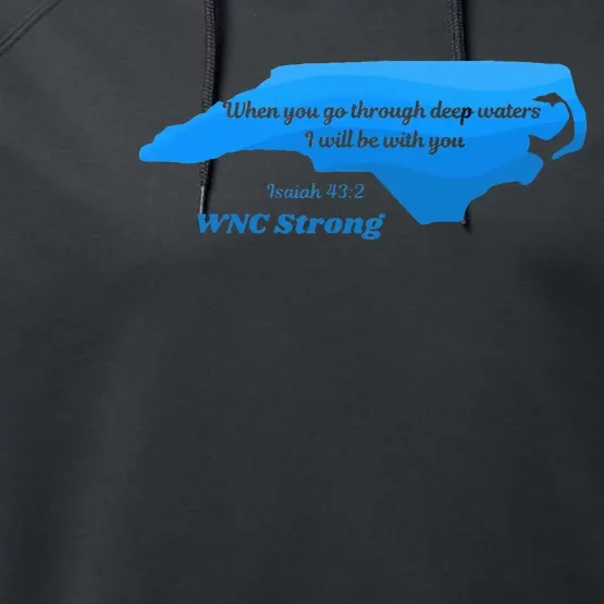 North Carolina Wnc Strong Appalachian Strong Performance Fleece Hoodie