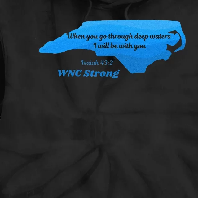 North Carolina Wnc Strong Appalachian Strong Gift Tie Dye Hoodie