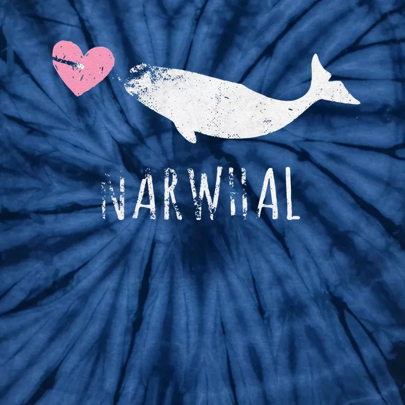 Narwhal Cute Whale Sea Ocean Love Tie-Dye T-Shirt