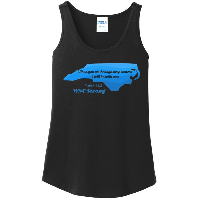 North Carolina Wnc Strong Appalachian Strong Gift Ladies Essential Tank