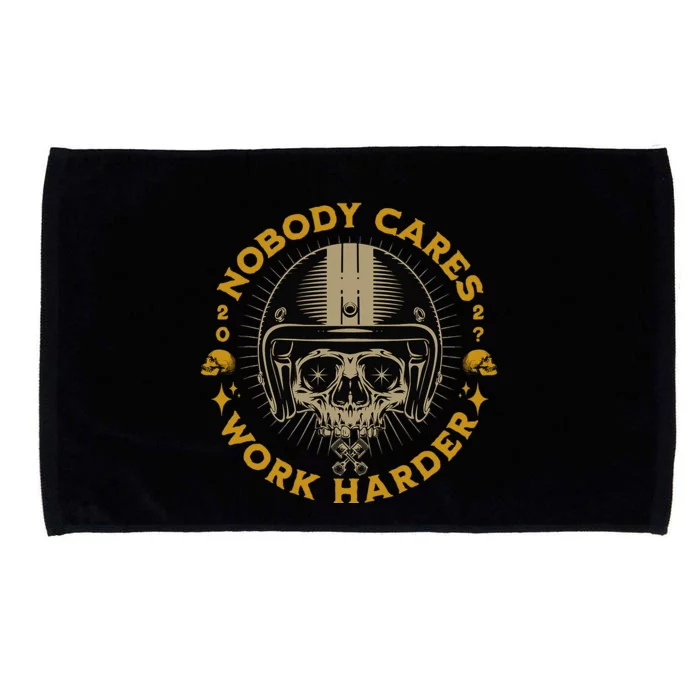 Nobody Cares Work Harder Fitness Workout Gym Microfiber Hand Towel