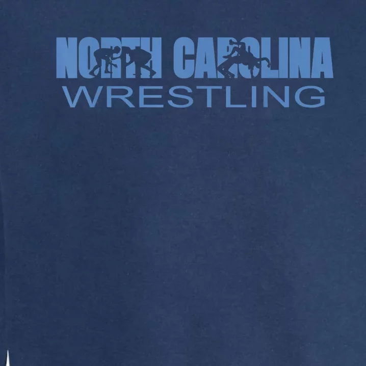 North Carolina Wrestling The Tarheel State Wrestler Garment-Dyed Sweatshirt