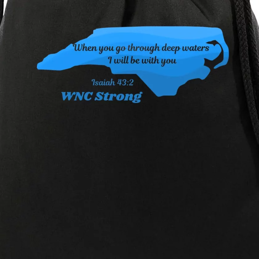 North Carolina Wnc Strong Appalachian Strong Drawstring Bag