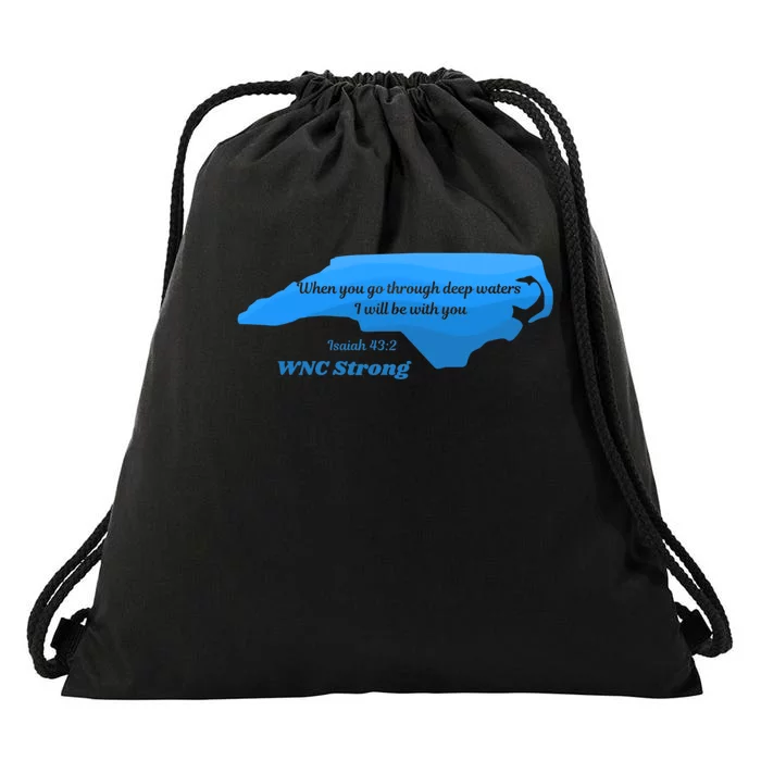 North Carolina Wnc Strong Appalachian Strong Drawstring Bag