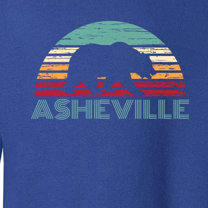 North Carolina Wildlife Retro Asheville Nc Avl Bear Gift Toddler Sweatshirt