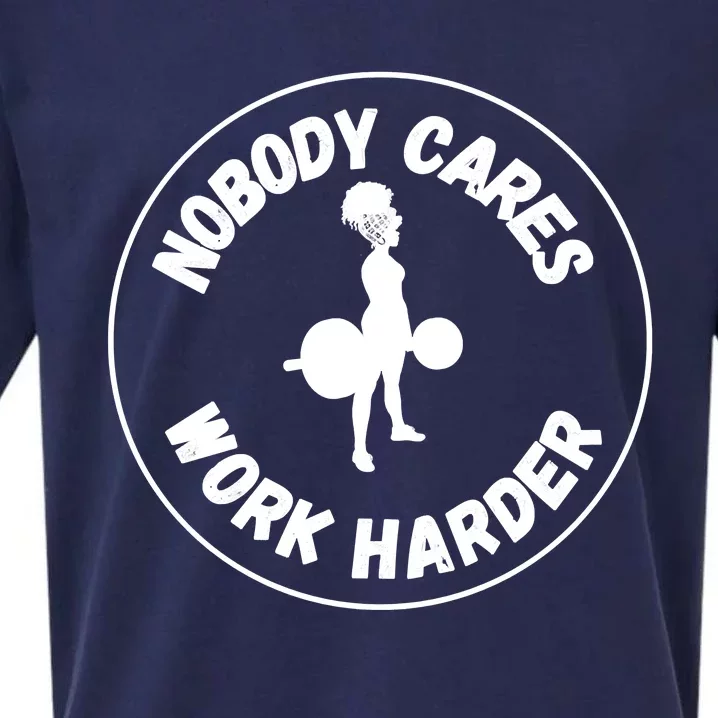 Nobody Cares, Work Harder Sueded Cloud Jersey T-Shirt