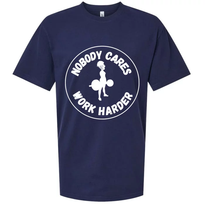 Nobody Cares, Work Harder Sueded Cloud Jersey T-Shirt