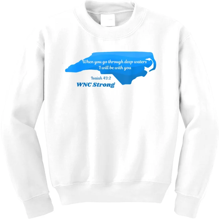 North Carolina Wnc Strong Appalachian Strong Kids Sweatshirt