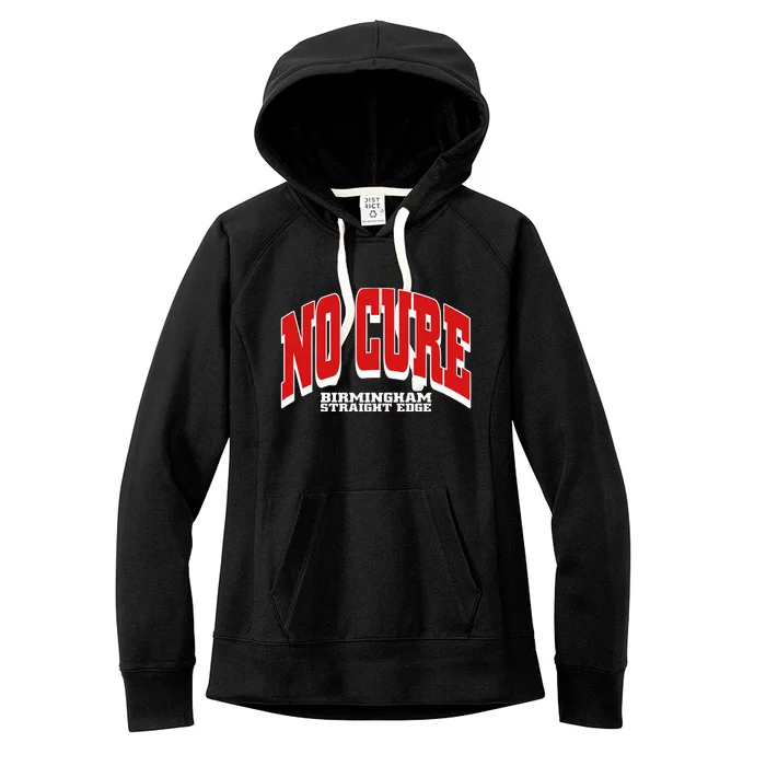 No Cure Xxx No Cure Birmingham Straight Edge Women's Fleece Hoodie