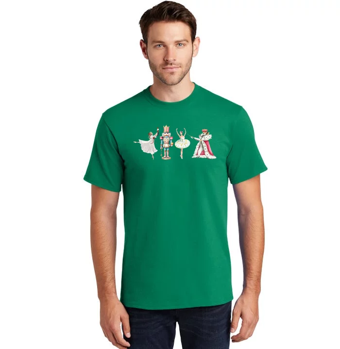 Nutcracker Christmas Xmas Family Matching Pajamas Ornats Tall T-Shirt