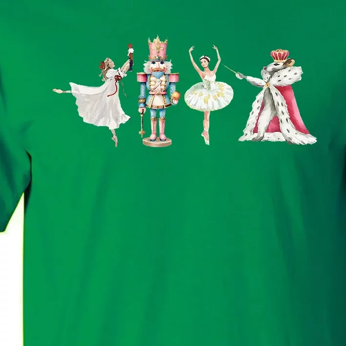 Nutcracker Christmas Xmas Family Matching Pajamas Ornats Tall T-Shirt