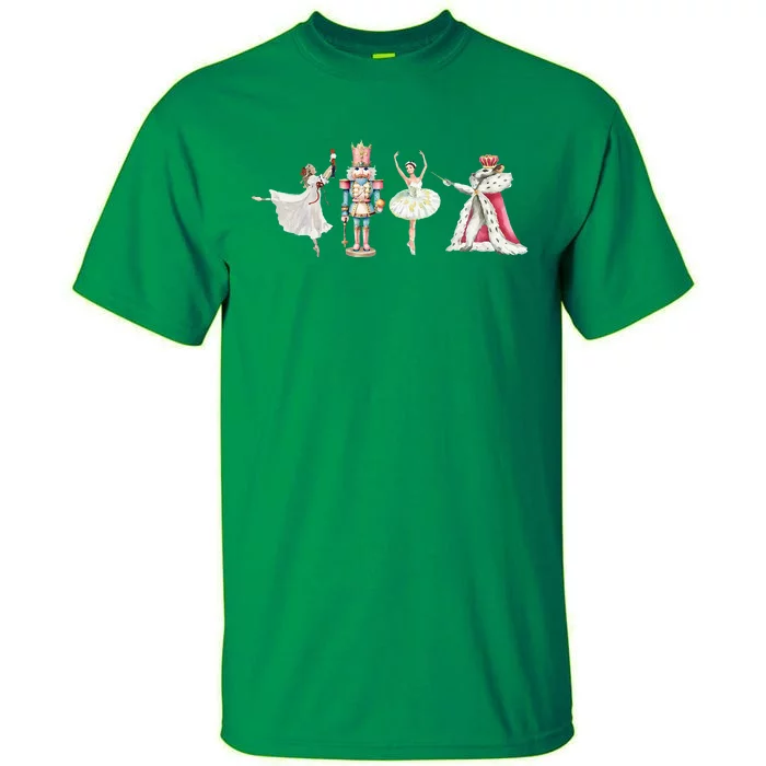 Nutcracker Christmas Xmas Family Matching Pajamas Ornats Tall T-Shirt