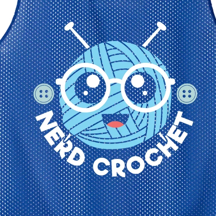 Nerd Crochet Yarn Collector Crocheting Knitting Crafty Gift Mesh Reversible Basketball Jersey Tank