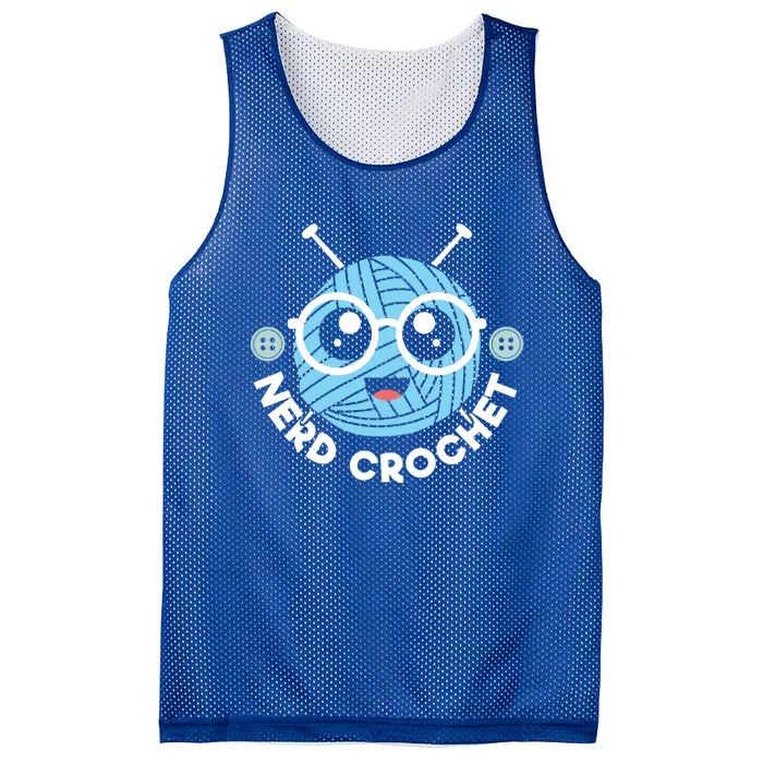 Nerd Crochet Yarn Collector Crocheting Knitting Crafty Gift Mesh Reversible Basketball Jersey Tank