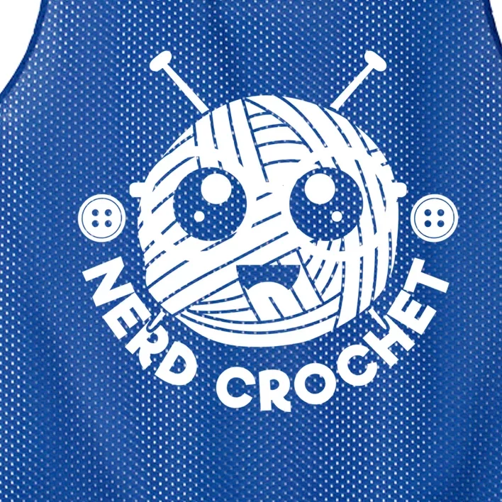 Nerd Crochet Yarn Collector Crocheting Knitting Crafty Gift Mesh Reversible Basketball Jersey Tank