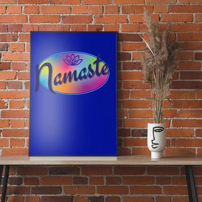 Namaste Colorful Yoga Gift Poster